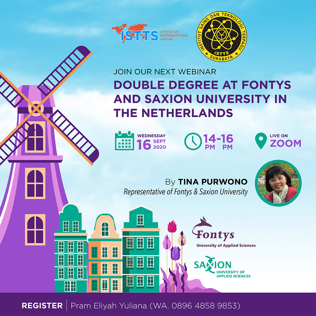 Webinar Double Degree at Fontys and Saxion University in Netherlands